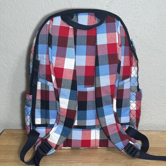 Vera Bradley Campus Backpack Patriotic Plaid NWT - Picture 2 of 11